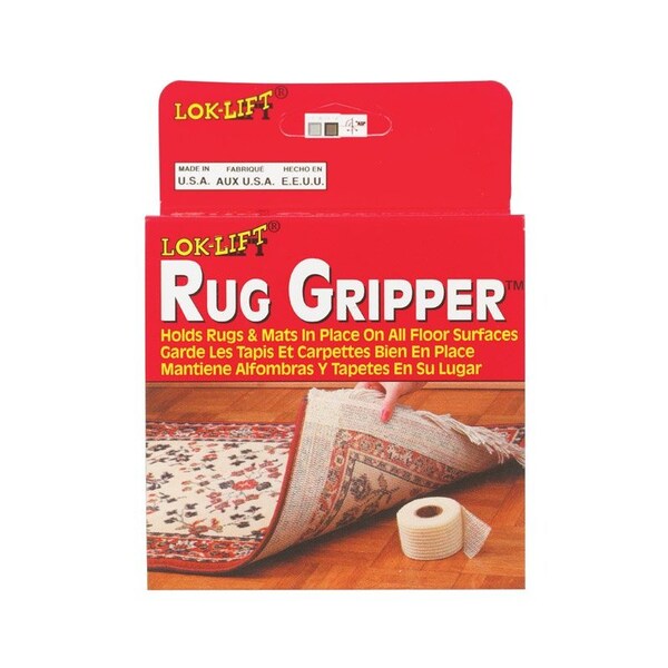 Lok-Lift 2.5 in. W X 25 ft. L Reversible Scrim Indoor Rug Gripper 2525A-12 - main
